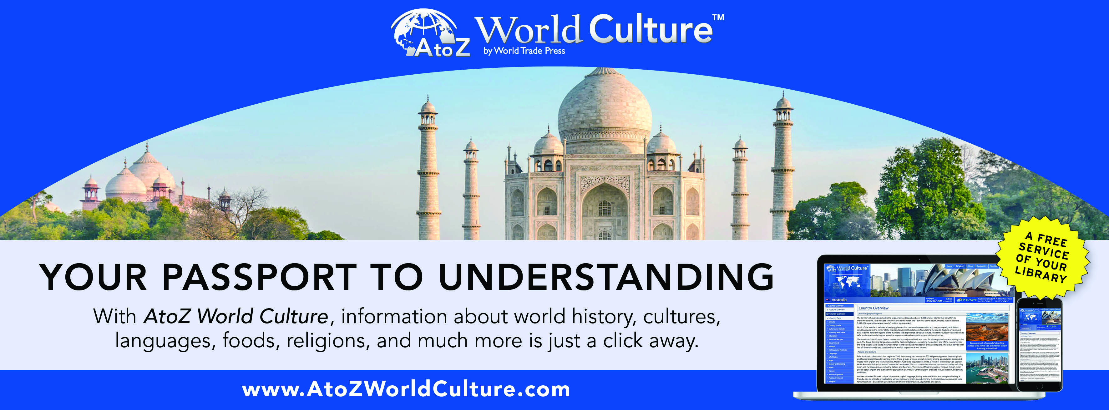 AtoZ World Culture database logo